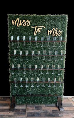 Champagne wall rentals