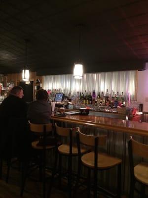 This is the bar, simple but they have top rated beer selection and food.