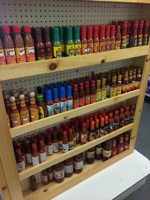 Salsa heaven! Wide variety of salsas!