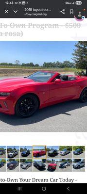 This is one of the few cars they could drive away with could be your dream car or just a car that you need business and personal leisure