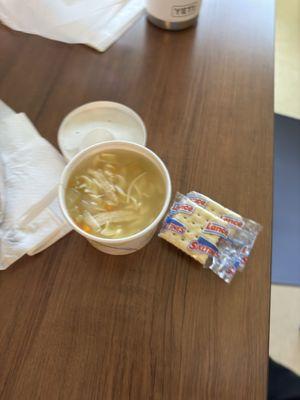 Chicken noodle soup is . Get it!!!