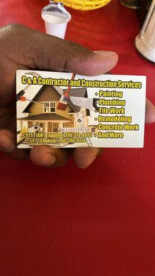 C&A Contractor and Construction Services