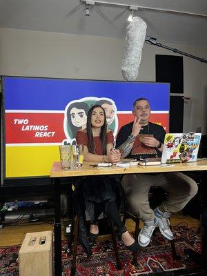Mi Gente podcast at our content creation studio