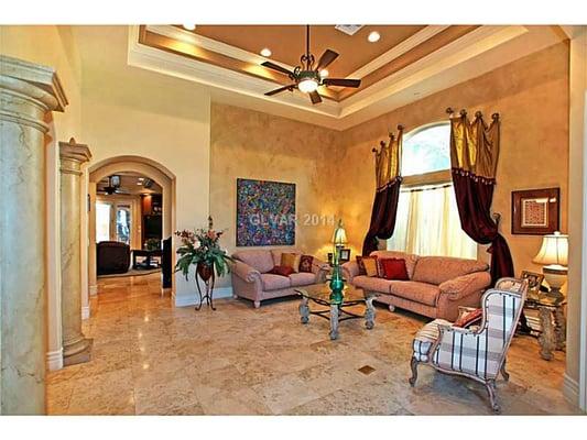 Gorgeous Tuscan-style custom in Guard gated Roma Hills.