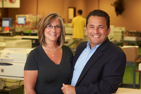 Joe and Pattie Farage, your friends in the printing and marketing business