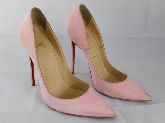 Dyed these pink Christian Louboutin's from pink...