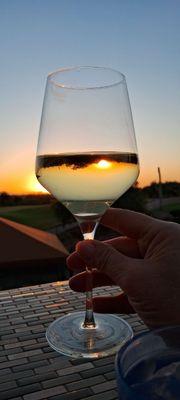 Cheers to another beautiful sunset on the patio at Gold Canyon Golf Resort and Spa.