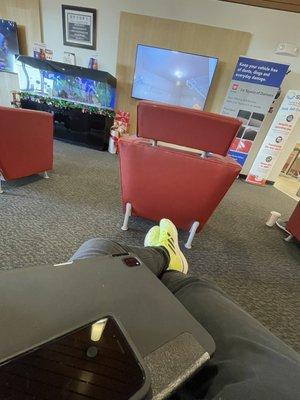 Waiting in the waiting room...