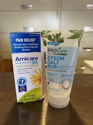 Topical pain relief combo used by Dr. Rachel Langsam