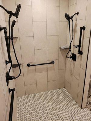 Walk in Shower with Wheelchair access