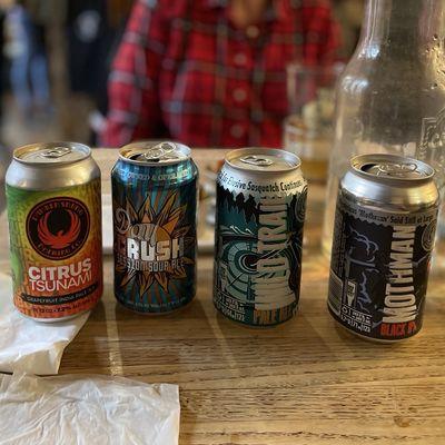 We enjoyed some fun and tasty ice-cold beers!