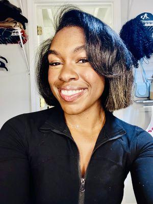 Shampoo, steam treatment, hair cut!