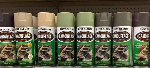 Spray paint for your deer or duck blinds