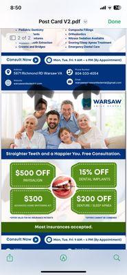 New patient exam/ cleaning/ no insurance