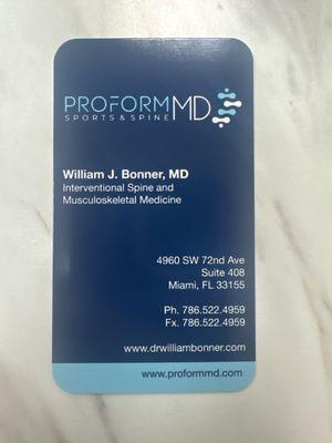 William Bonner, MD