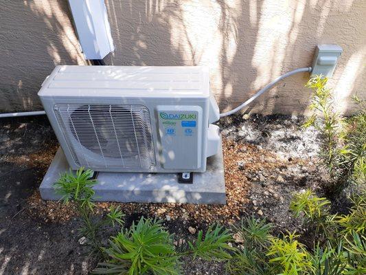 Mini split Condenser and Slab