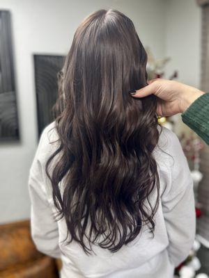 Dimensional brunette