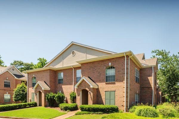 Beautifully manicured landscaping