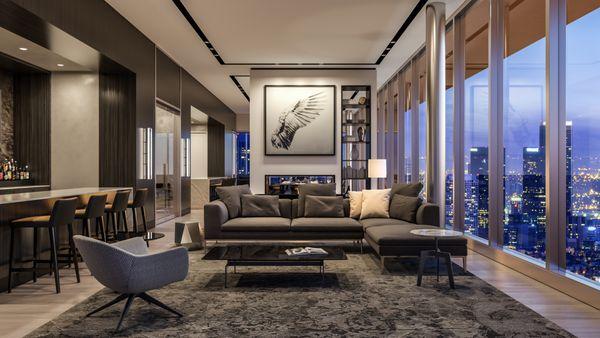 41st floor private lounge