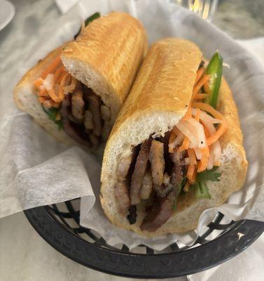 B1. Grilled Pork Hoagie (banh mi)