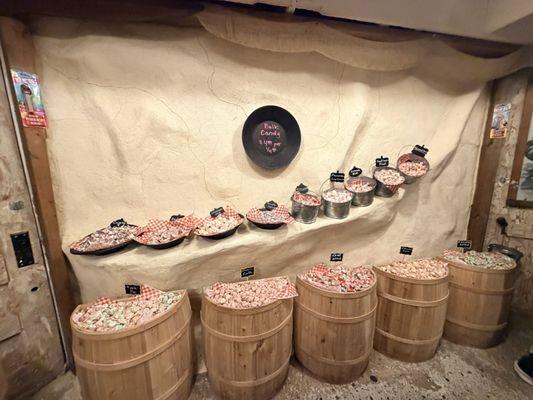 A selection of saltwater taffy