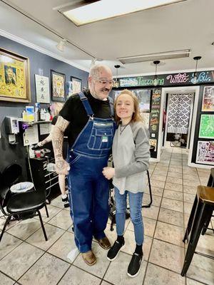 Me and Painless J enjoying a laugh with on another!