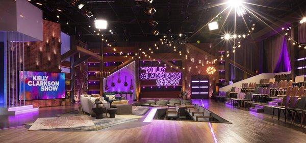 Emmy award winning set for Kelly Clarkson show.