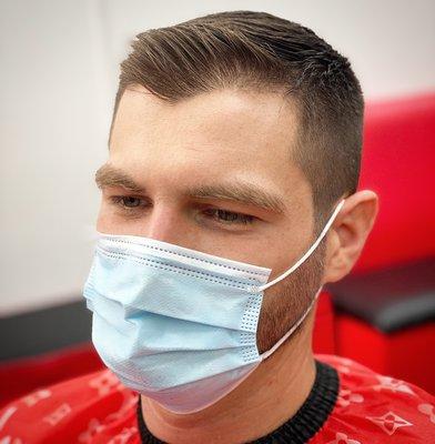 "2 on the sides Scissors on Top" Work by Matt the Barber