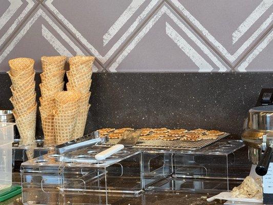 Fresh Waffle Cones!