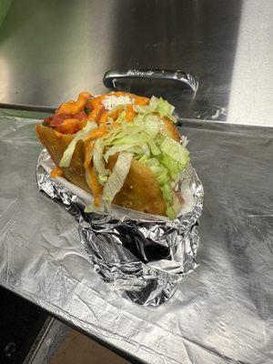 Gordita de chicharron