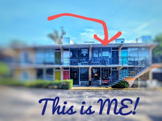 Here is my studio at FAVO! Follow the moon!