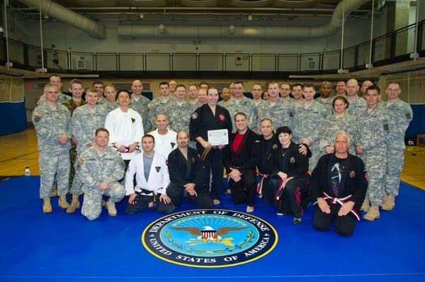 OSensei Joe Honor to teach the special forces at the Pentagon