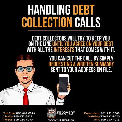 #handling #debt #collection #CALLS
#ficodiva #recoverycreditrepairinc #creditrepair #creditispower #creditrestoration