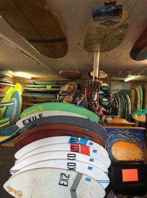EXILE skim boards carbon fiber do cruises EX ones and the X twos