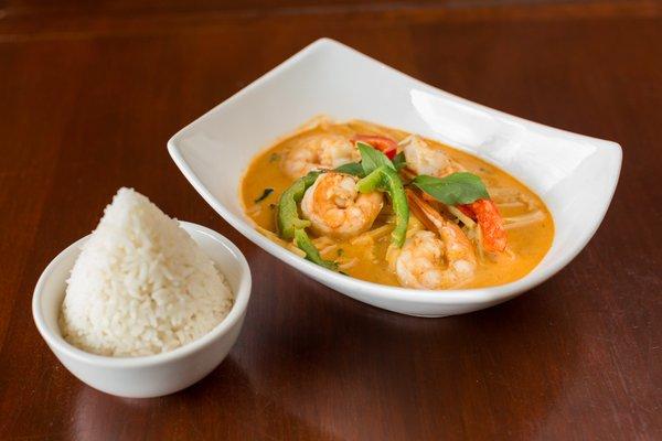 Red Curry with Shrimp