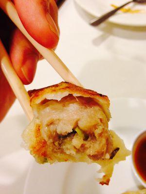 Inside of the dumplings.