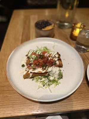 SWEET POTATO FLAUTAS