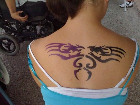 Temporary Insanity Airbrush Tattoo