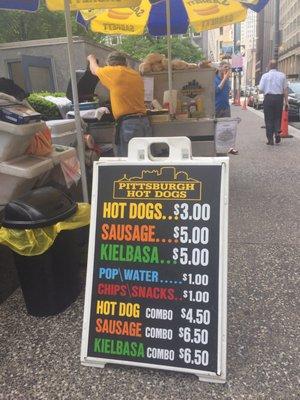 Pittsburgh Hot Dogs