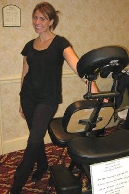 I also do chair massage for events or at your place of business!