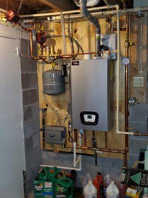 Residential Condensing Boiler Installation