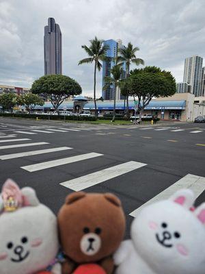 It takes up a whole block!