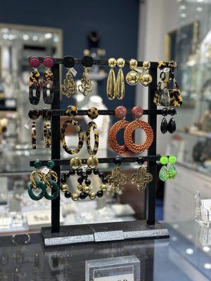 Lots of earrings!