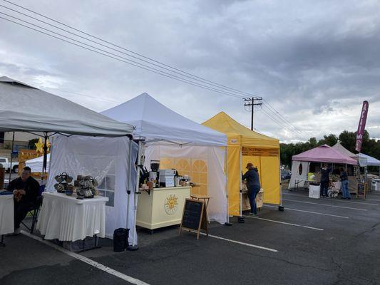 every farmers market needs a coffee stand