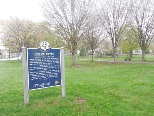 Colchester Historical Marker