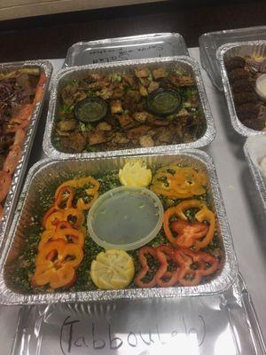 Fattoush Salad (top)
Tabbouleh