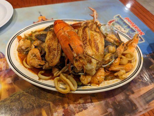 Seafood platter