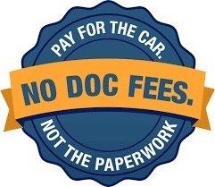 No DOC Fees ever on vehicle's we sell.