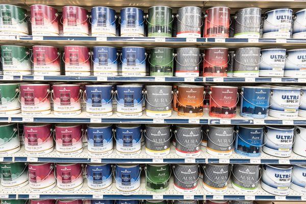 We carry a large selection of Benjamin Moore paints, ensuring what you need is in our House!