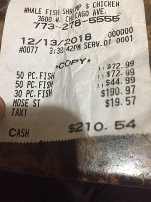 Whale Fish & Chicken